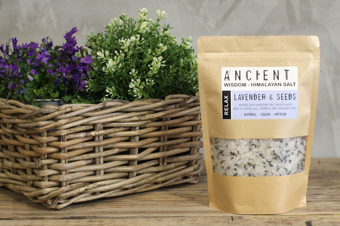 Miscela di sali da bagno dell'Himalaya 500 g – Relax