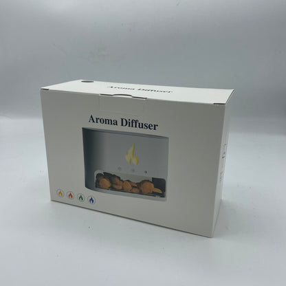 Diffusore di aromi Blaze - Camera di sale dell'Himalaya - USB-C - Effetto fiamma (sale incluso)