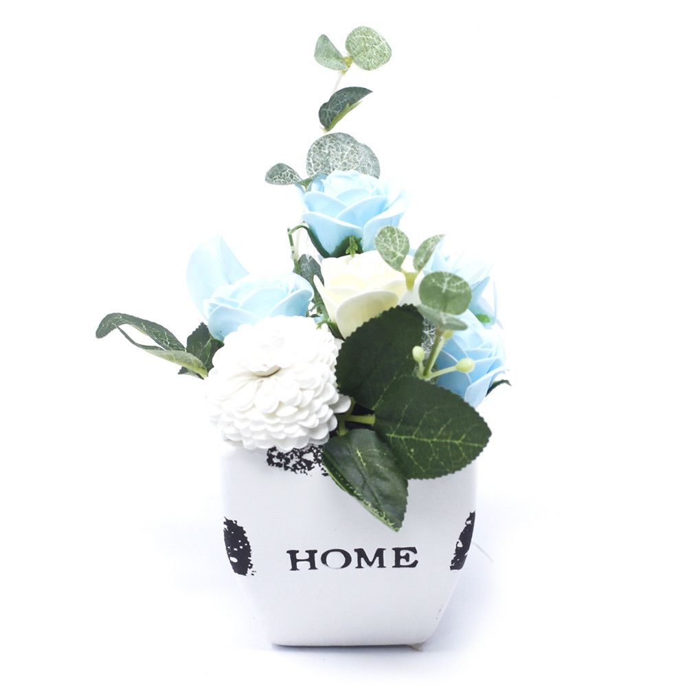 Bouquet Piccolo Vaso di Fiori - Soothing Blues