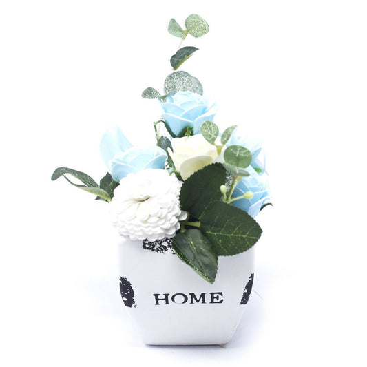 Bouquet Piccolo Vaso di Fiori - Soothing Blues