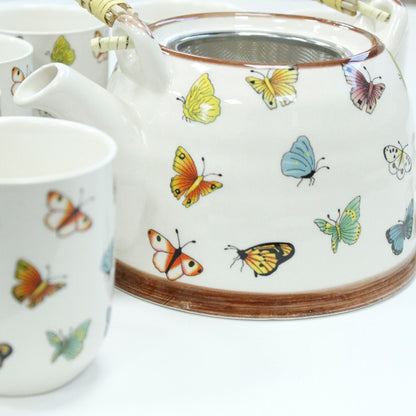 Set da tisana – Farfalle
