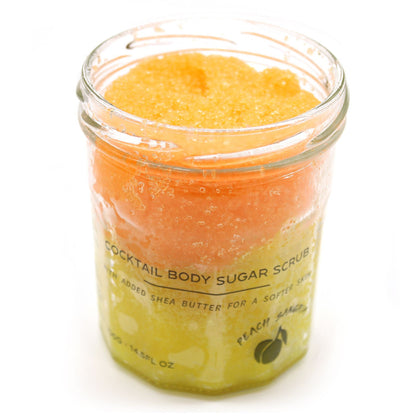 Scrub corpo allo zucchero profumato – Sangria alla pesca, 300 g