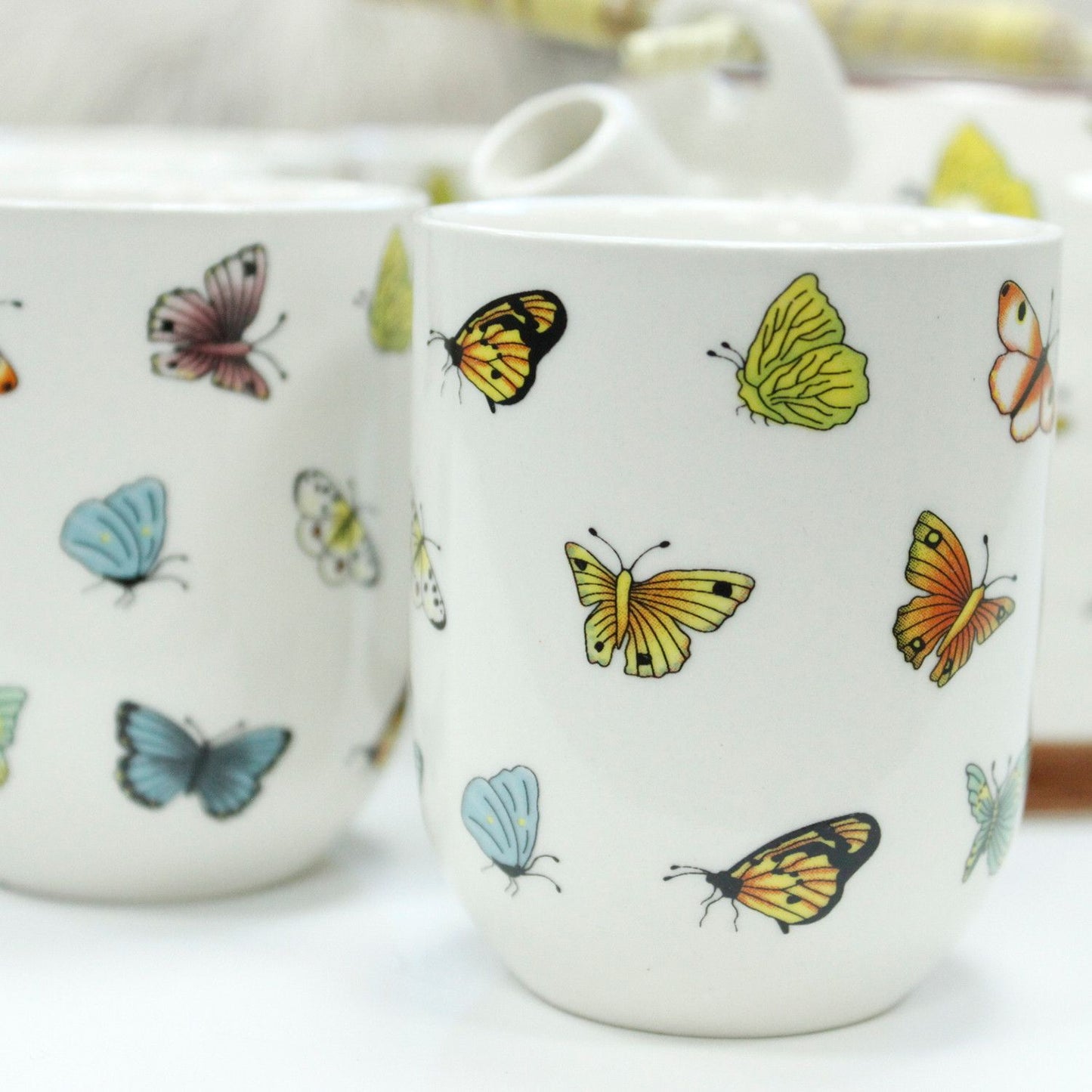 Set da tisana – Farfalle