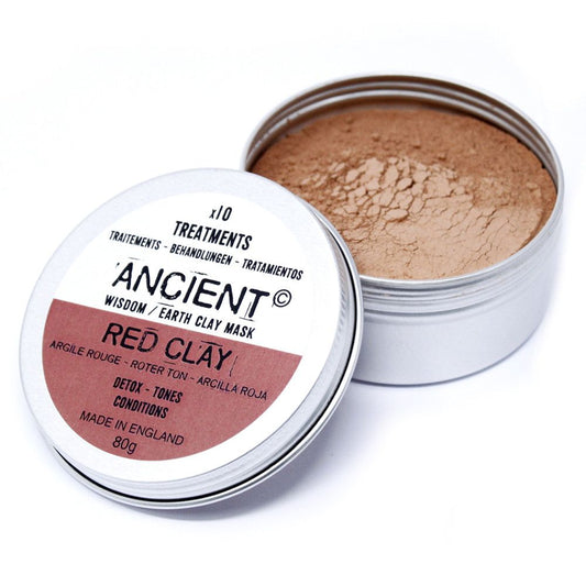 Maschera viso all'argilla rossa 100 g