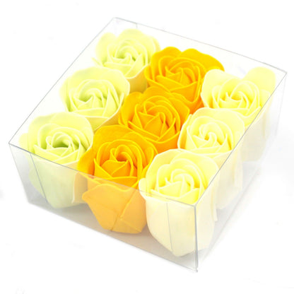 Set di 9 fiori di sapone - Rose primaverili