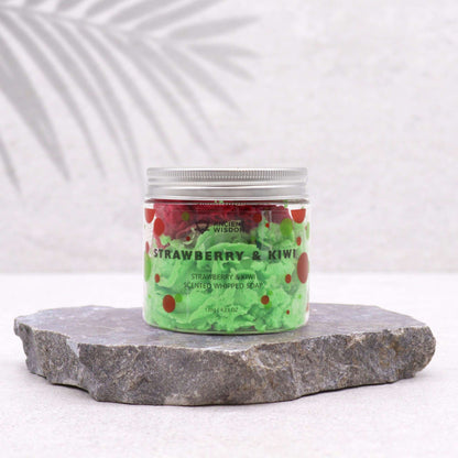 Sapone alla panna montata Fragola e Kiwi, 120 g
