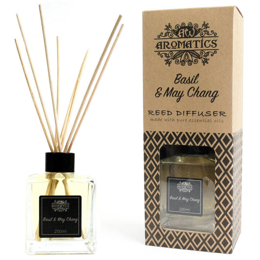 Diffusore di aromi con oli essenziali Basil &amp; Maychang 200 ml