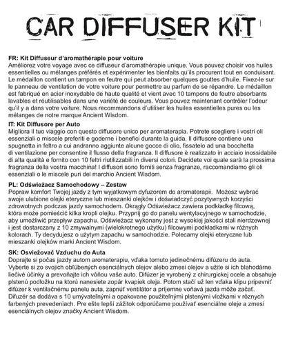 Diffusore per auto – Calcio – 30 mm