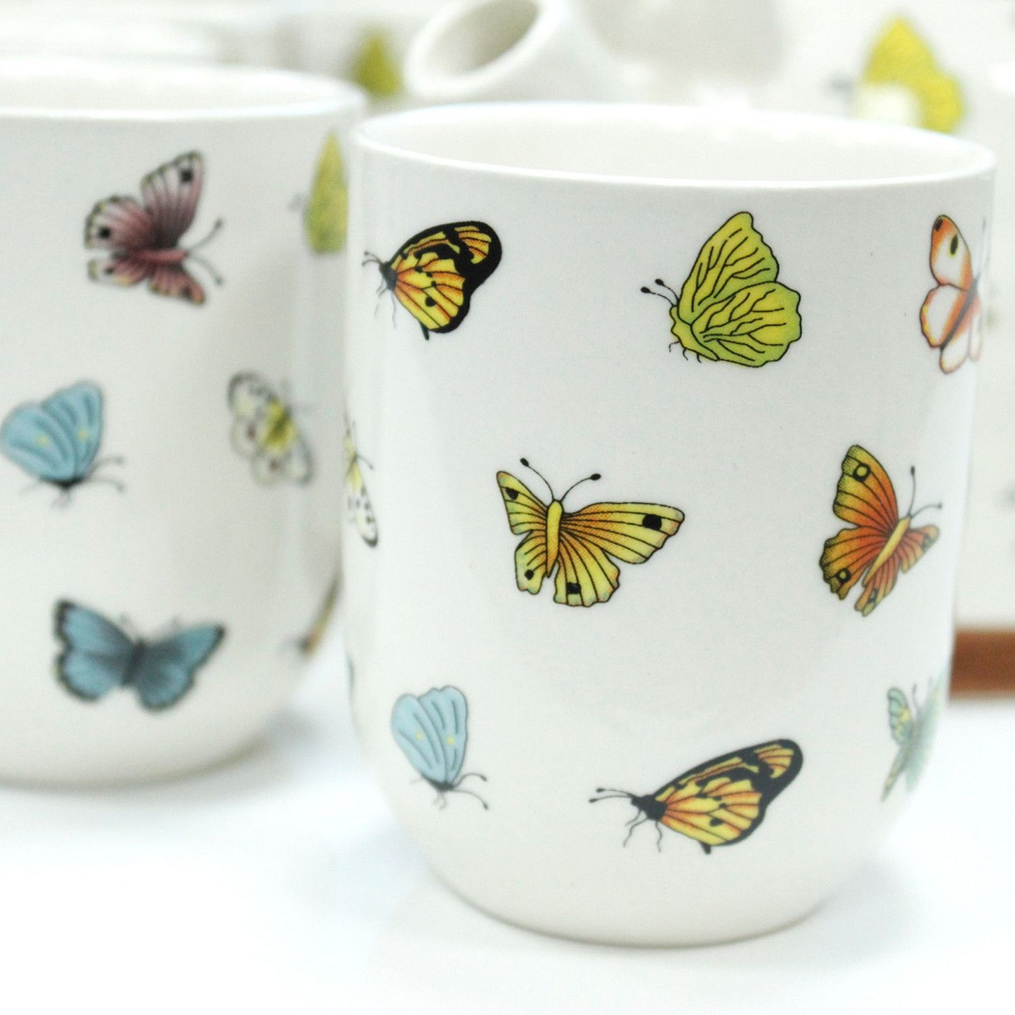 Set da tisana – Farfalle