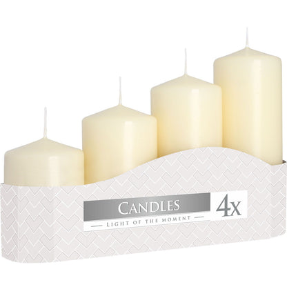 Set di candele da 50 mm (4 pezzi) – avorio