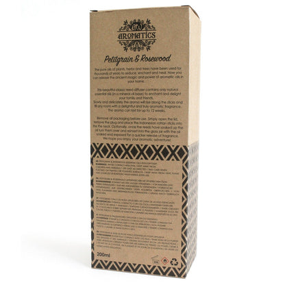 Diffusore di aromi con oli essenziali Petitgrain e Palissandro 200 ml