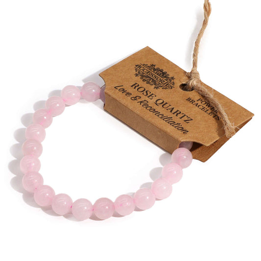 Bracciale della forza – quarzo rosa