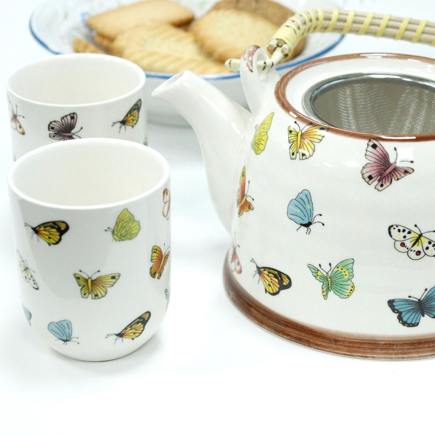 Set da tisana – Farfalle