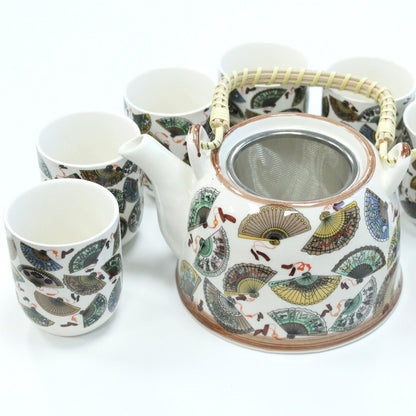 Set da tisana – ventagli cinesi
