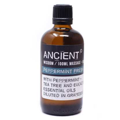 Olio da massaggio alla menta piperita - 100 ml