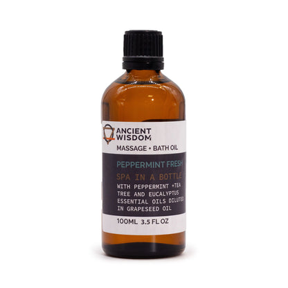 Olio da massaggio alla menta piperita - 100 ml