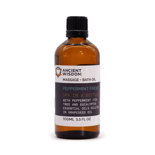 Olio da massaggio alla menta piperita - 100 ml