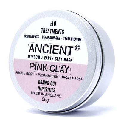 Maschera viso all'argilla rosa 75 g