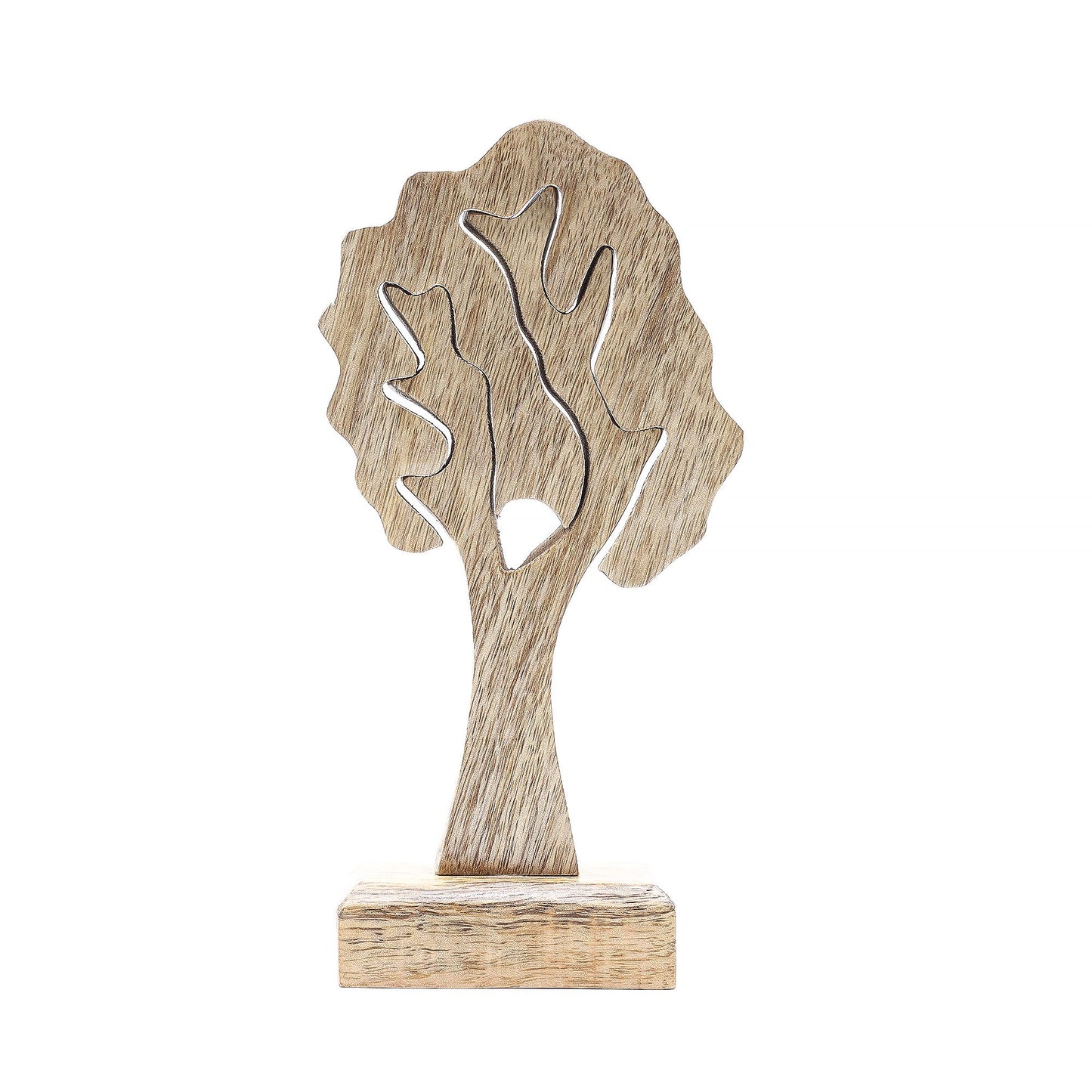 Albero 3D - Decorazione in legno 20x10cm