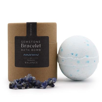 Bomba da bagno con braccialetto di sodalite