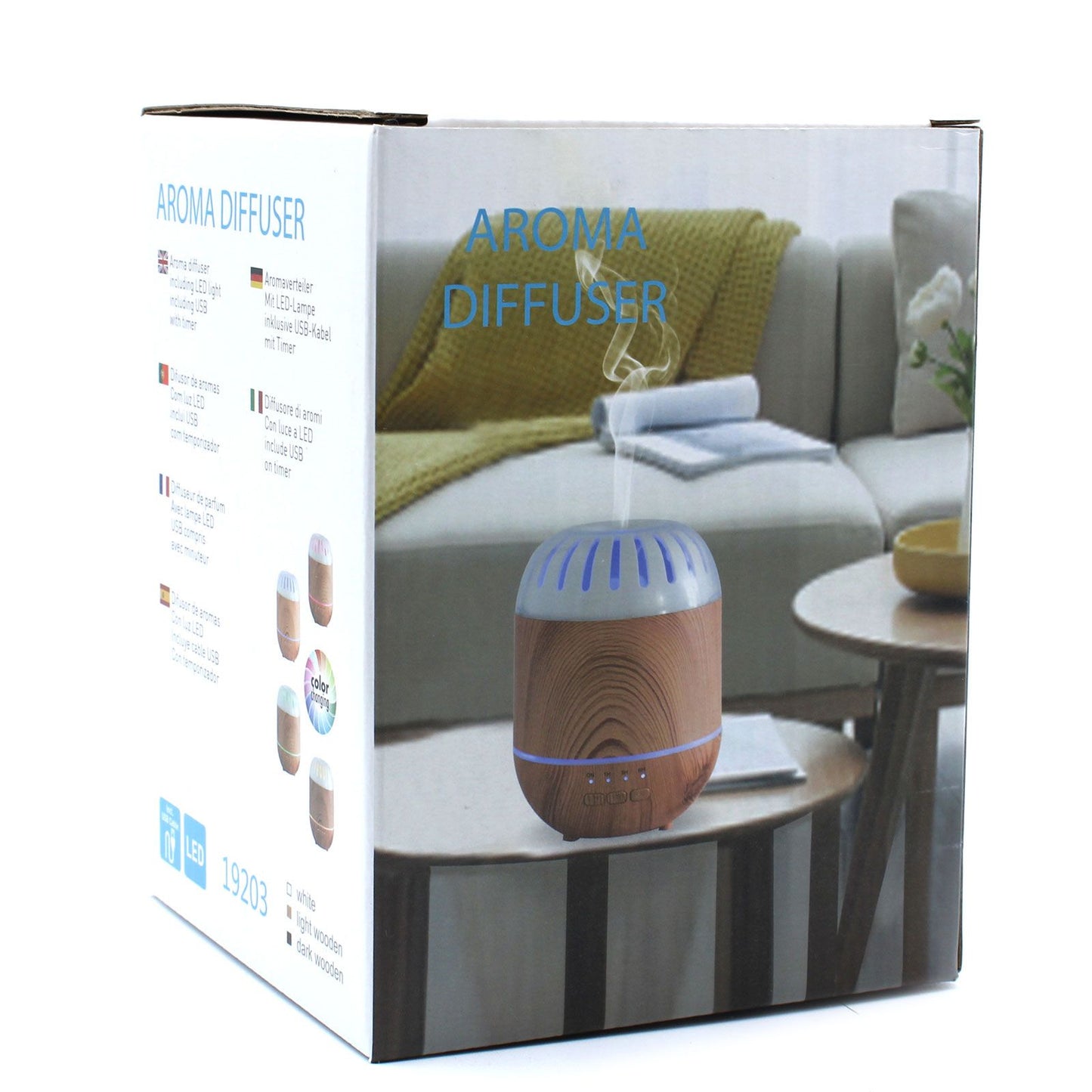Atomizzatore Copenhagen - USB - Cambio colore - Timer