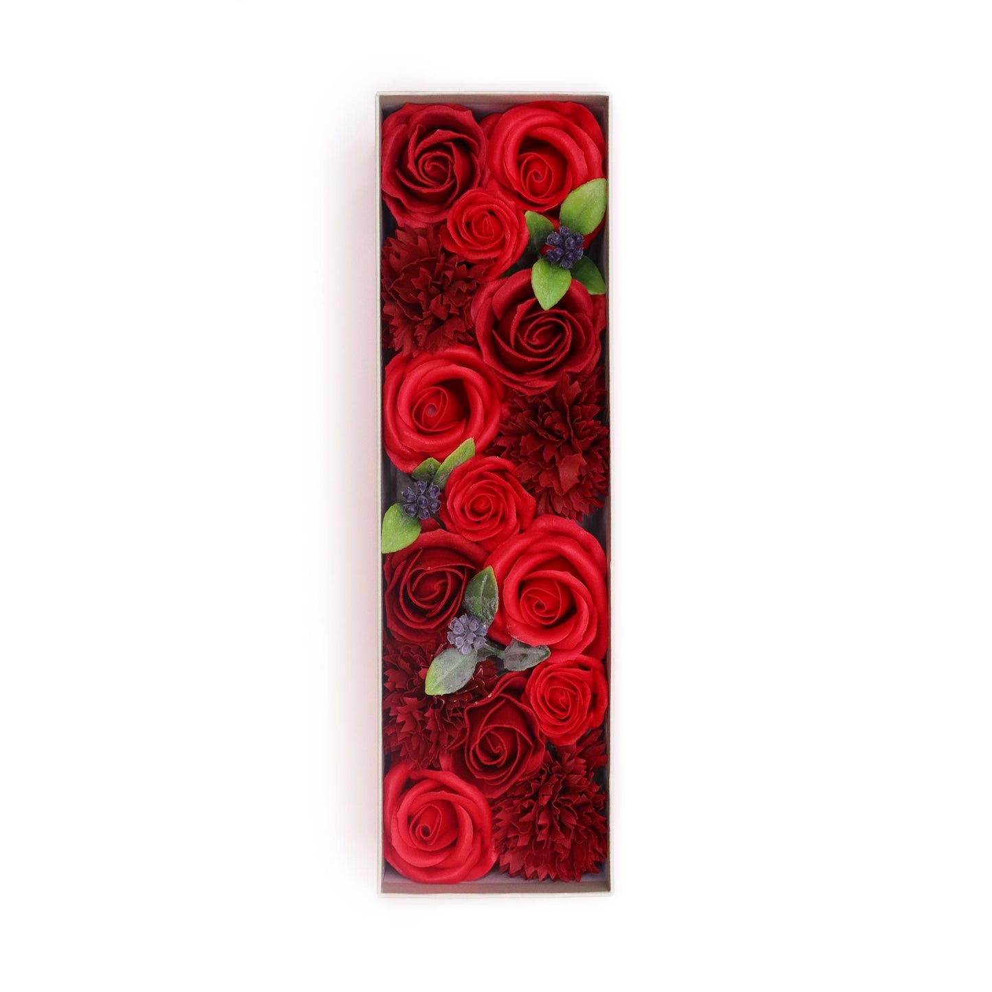 Scatola lunga - Rose rosse classiche