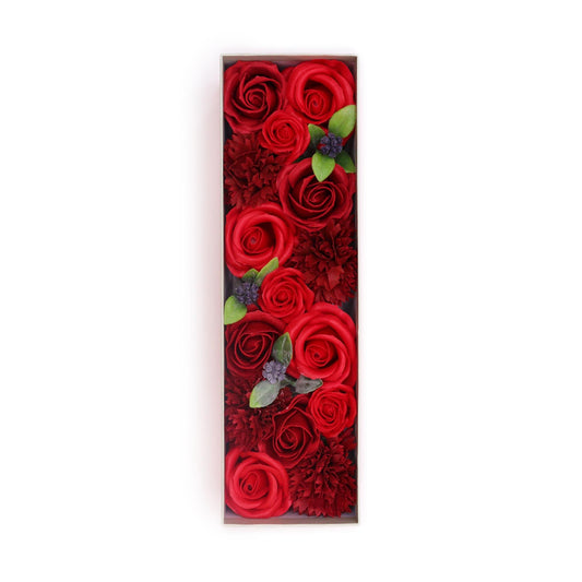 Scatola lunga - Rose rosse classiche