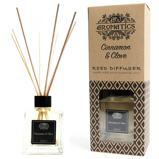 Diffusore di aromi con oli essenziali Cannella e Chiodi di Garofano 200 ml