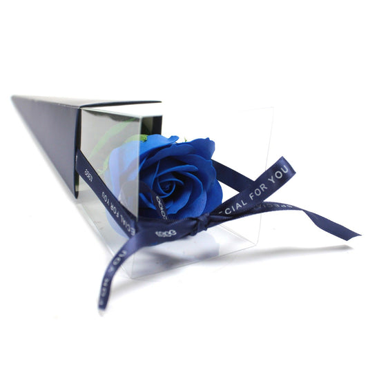 Rosa singola - Rosa blu