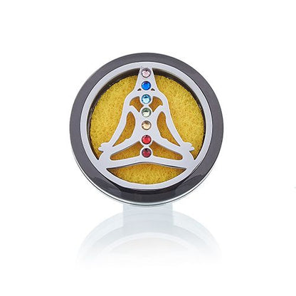 Kit diffusore per auto - Yoga Chakra - 30 mm