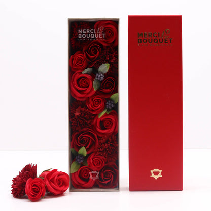 Scatola lunga - Rose rosse classiche