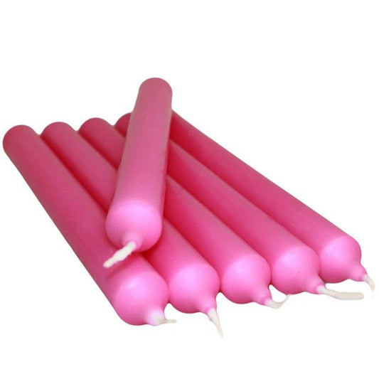 Candele da tavolo fucsia (100 pezzi)