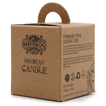 Candele in barattolo di soia - Lavanda e basilico