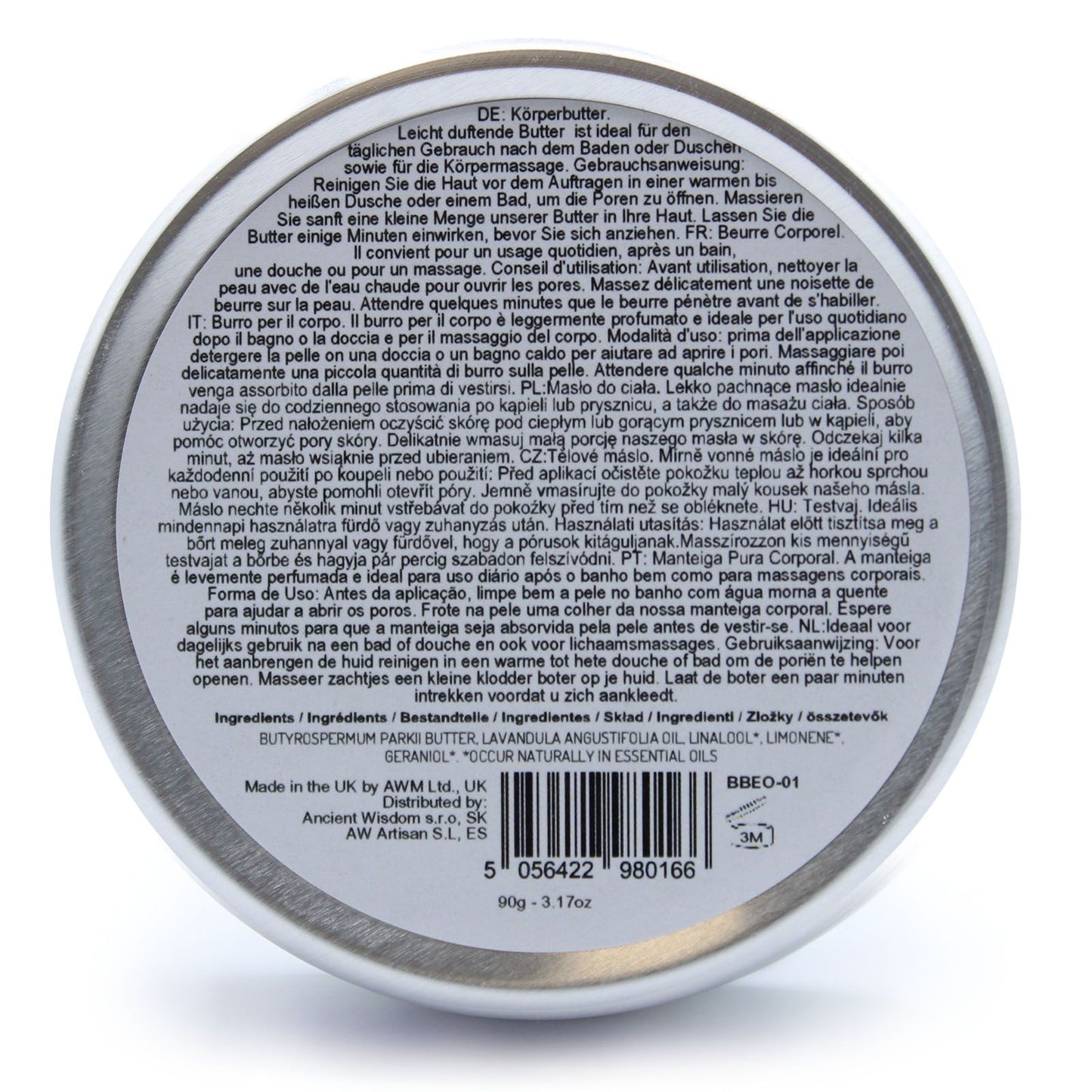 Burro di Karité Aromaterapia 90 g – Lavanda