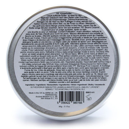 Burro di Karité Aromaterapia 90 g – Lavanda