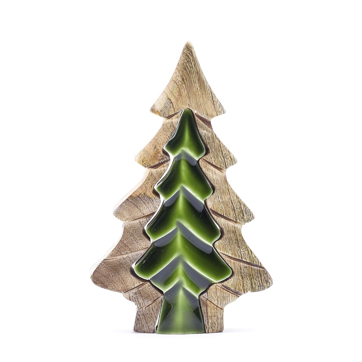 Piccolo albero nell'albero - Decorazione in legno 15x10cm