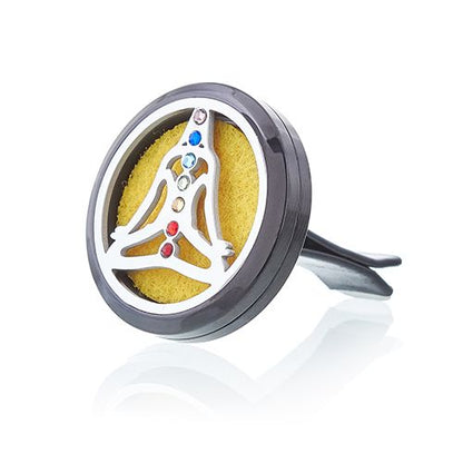 Kit diffusore per auto - Yoga Chakra - 30 mm