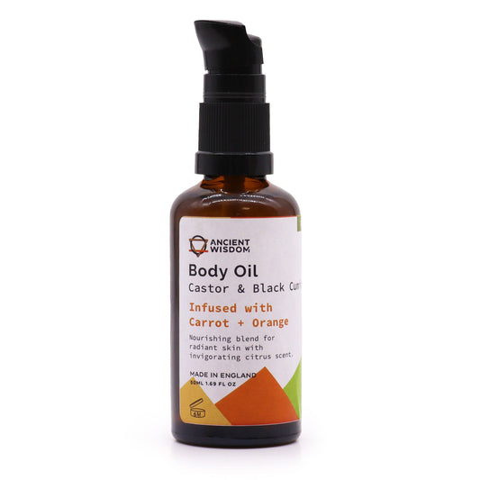 Olio corpo biologico 50ml - carota e arancia