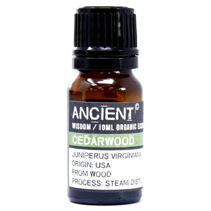 10 ml di olio essenziale di legno di cedro biologico
