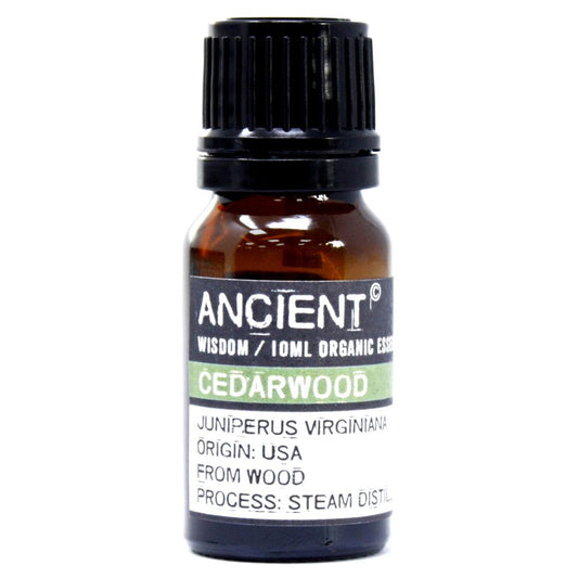 10 ml di olio essenziale di legno di cedro biologico