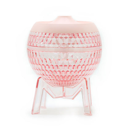 Umidificatore rosa Mondo Planet - USB - Cambia colore (luce verso il basso)
