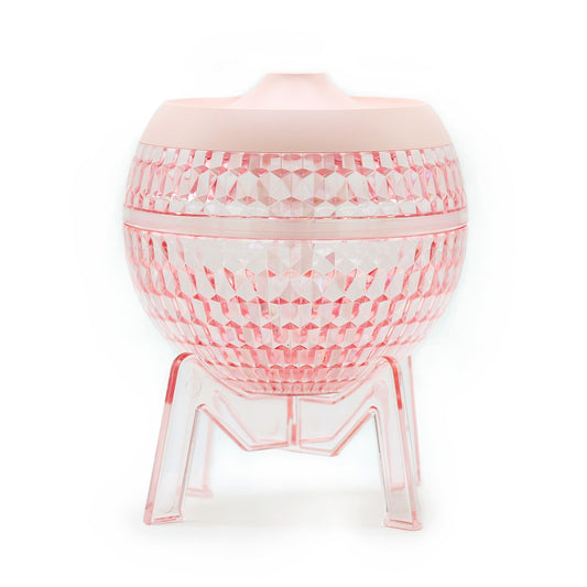 Umidificatore rosa Mondo Planet - USB - Cambia colore (luce verso il basso)