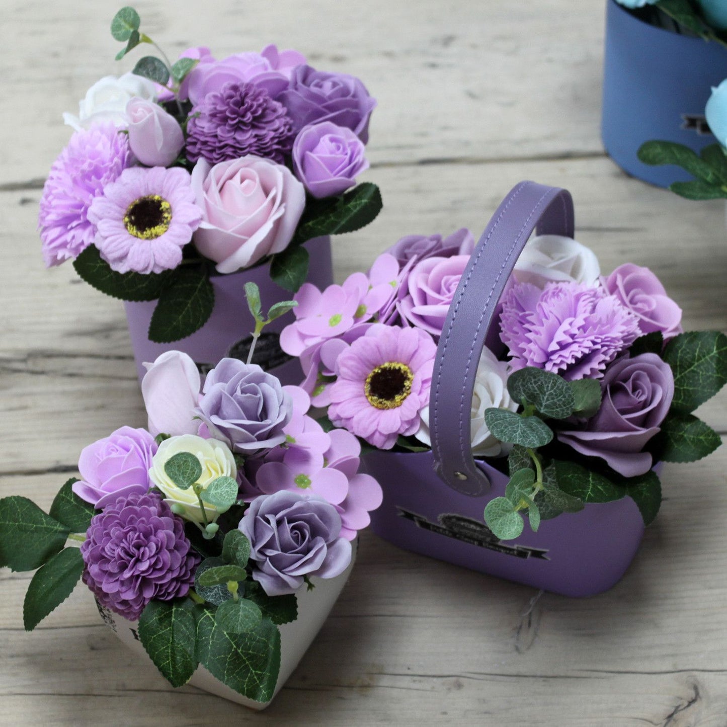 Bouquet Petite Basket - Lavanda Morbida