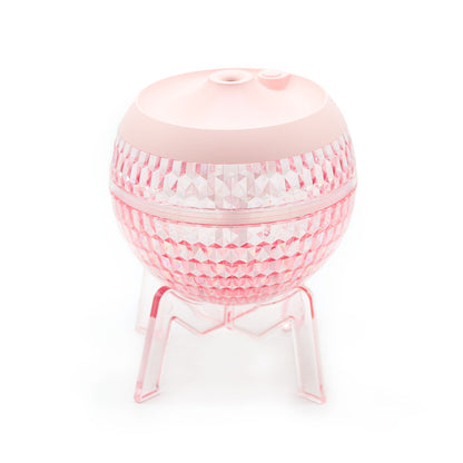 Umidificatore rosa Mondo Planet - USB - Cambia colore (luce verso il basso)