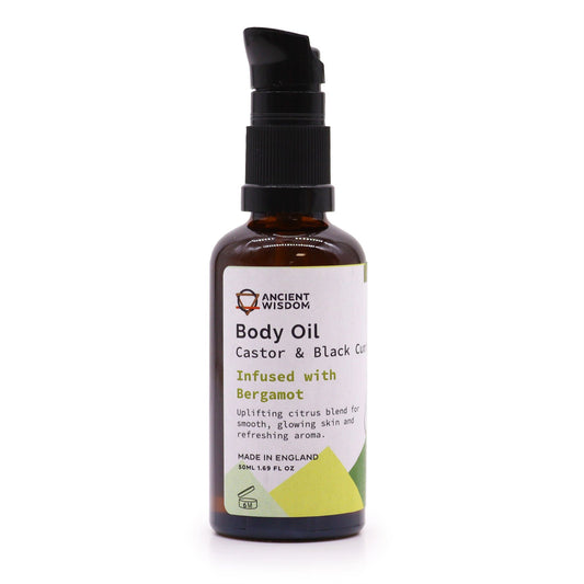 Olio corpo biologico 50ml - Bergamotto