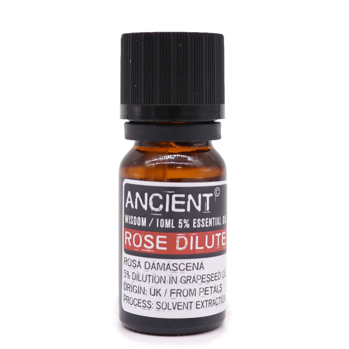 10 ml di olio essenziale di rosa (diluito)