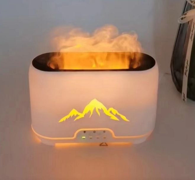 Diffusore di aromi Himalayas - USB-C - Telecomando - Effetto fiamma
