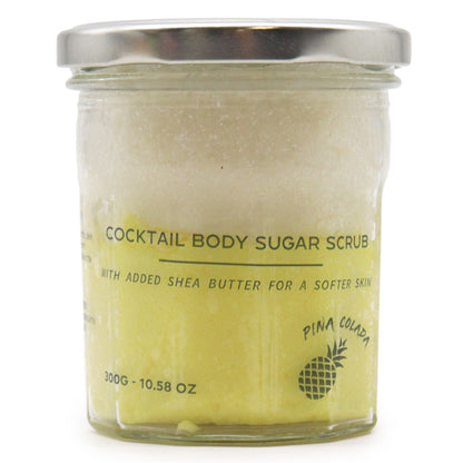 Scrub corpo allo zucchero profumato – Pinacolada, 300 g