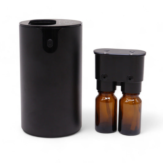 Nebulizzatore doppio (commutabile) per oli essenziali senza acqua - USB a C