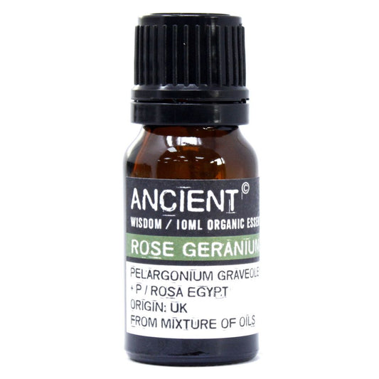 10 ml di olio essenziale di geranio rosa biologico